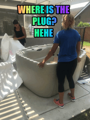 Plug-N-Play hot tubs can plug into any standard 110v wall outlet